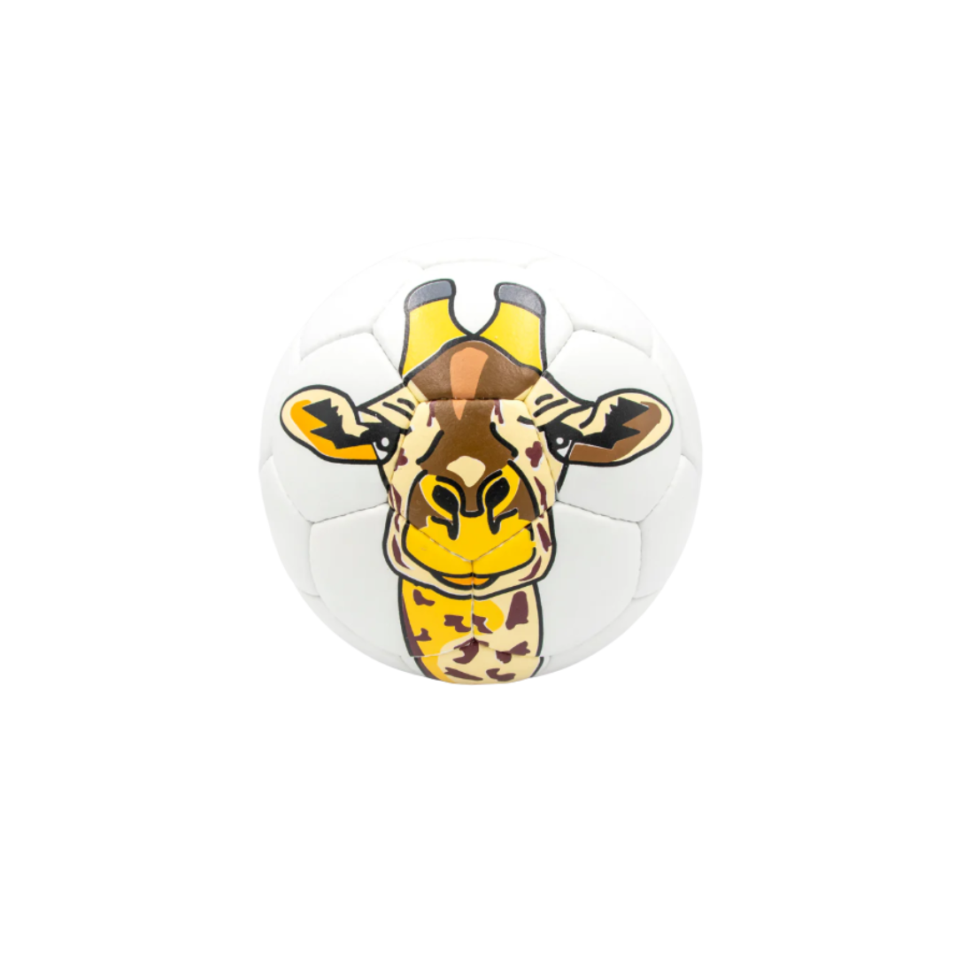Ball mit Giraffenmotiv Vorderansicht